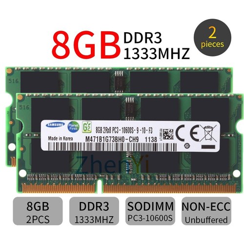 16gb 8gb ddr3 1333 - 2x, sodimm