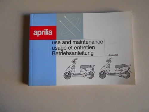Manuale guida aprilia amico - manuale, 50