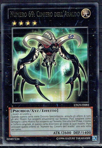 Carta ltgy numero - yu-gi-ho, 69