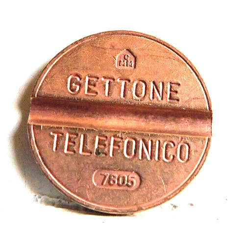 Gettone telefonico zecca cmm - gettone,