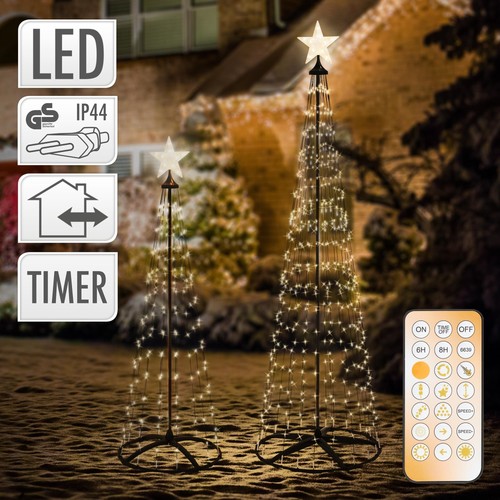 Albero natale luminoso - albero, a