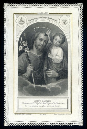 Santino merlettato holy - santino, merlettato-holy