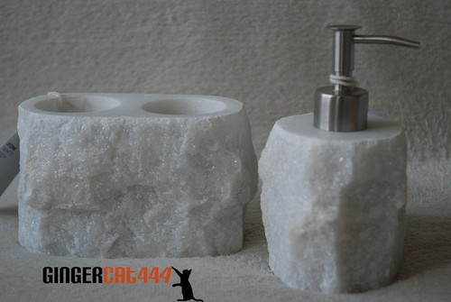 Dispenser sapone marmo - , grezzo