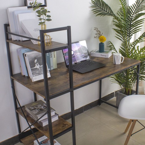 Scrivania con libreria - scrivania,