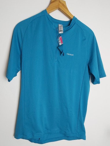 Top ciclismo uomo - blu, manica