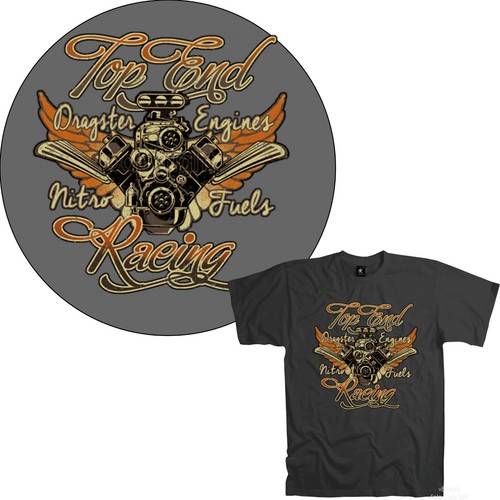 Dragster shirt hot rod - hot,