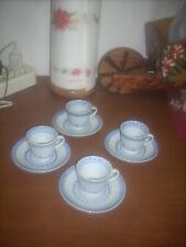 4 tazzine  vintage con piattino cinese  marchiate made in china arte orientale