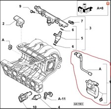 71716688 ELETTROVALVOLA SFIATO PER MOTORI FIAT LANCIA 1200 BENZIN 16V 0280142343