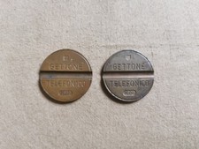 Lotto di n. 2 gettoni telefonici  in condizione di usati e circolati
