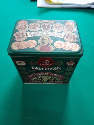 Scatola latta underberg - latta,,