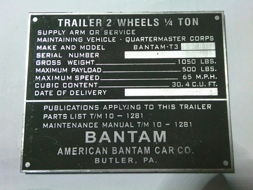 Targa willys jeep bantam