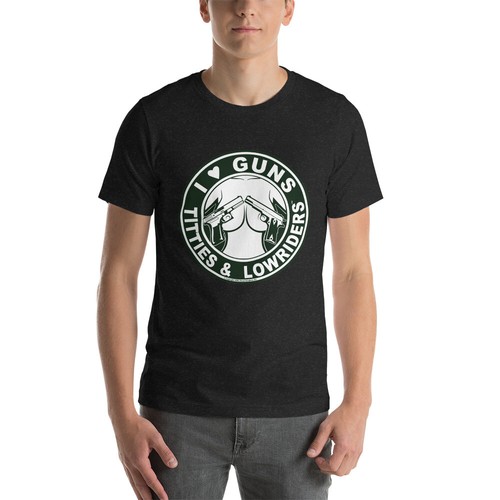 Shirt love guns titties - i,