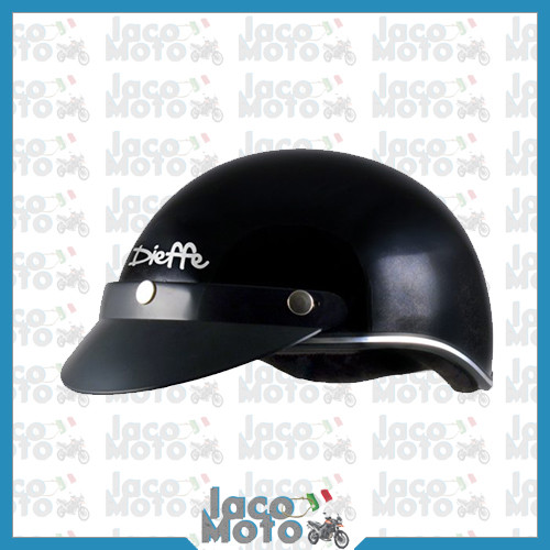 Casco scodella scooter nero - casco,
