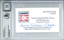 Jane Forbes Clark Baseball HOF