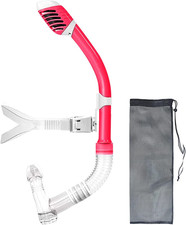 Snorkel per Bambini con Funzione di Rotazione per Ragazzi e Ragazze, Snorkeling Anteriore per Allenamento e