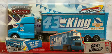 Disney Cars Haulers The King Gray Hauler Race O Rama #3 scala 1:55 SPEDIZIONE GRATUITA