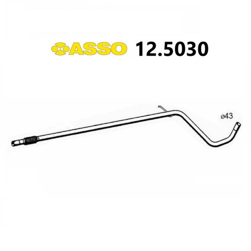 Tubo gas scarico - tubo,