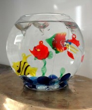 Vintage Glass Floating Fish