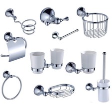 Set accessori bagno ottone