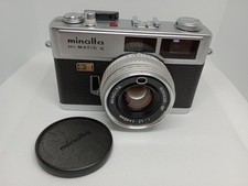 Minolta Hi-Matic E + Minolta Rokkor-QF 40 mm F1.7