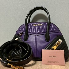 borsa miu miu nappa biker