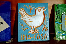 INA CASA TARGA POLICROMA