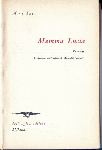 Mamma lucia mario puzo - mamma,
