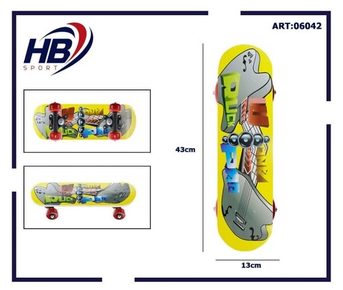 Skateboard skate legno - skateboard,