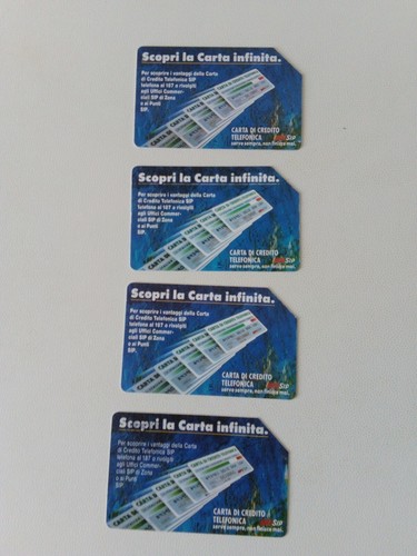 Carte telefoniche sip rara - rara, 4