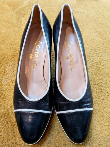 Scarpe decolte chanel nere - scarpe, e