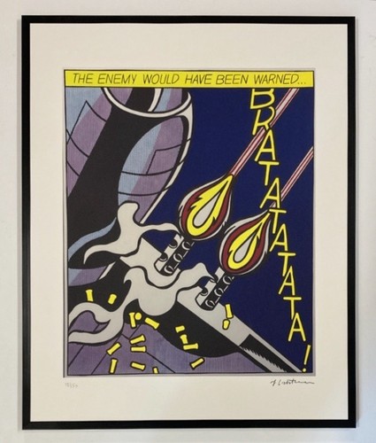 Lithographie roy lichtenstein - roy,