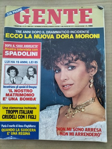 Gente rivista del - del, maggio