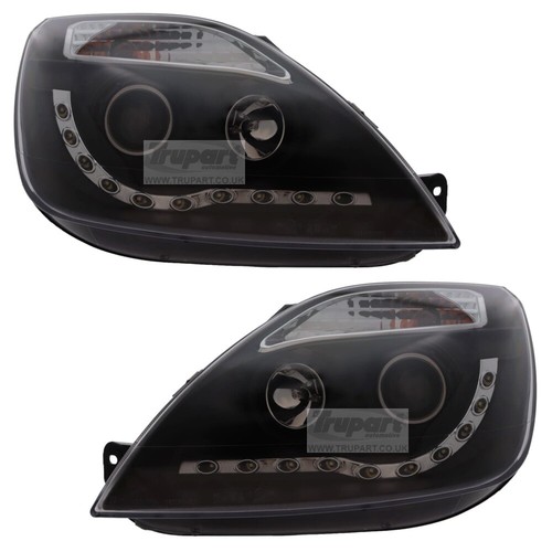 Faro proiettore drl nero - drl,