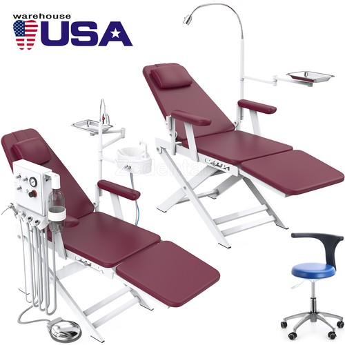 Silla dental portátil - , bandeja