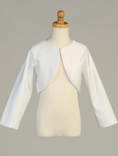 Giacca bolero bambina raso