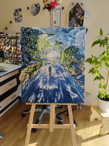 Dipinto olio ucraina arte - olio,