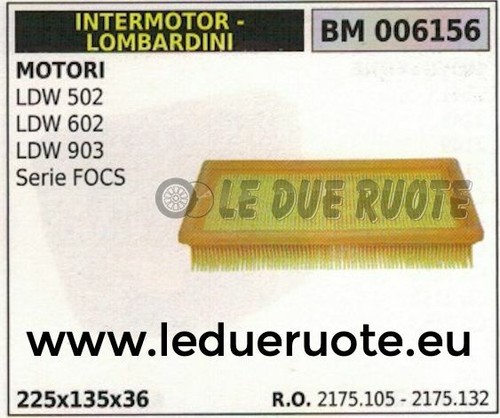 2175105 2175132 filtro - 2175105,