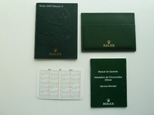Rolex GMT-Master II libretto set 4 pezzi - inglese dal 7 al 2007 -