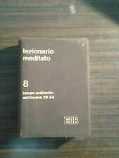 Lezionario Meditato 8 - Tempo Ordinario settimane 29-34 1992