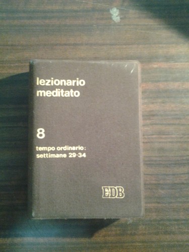 Lezionario meditato tempo - lezionario,