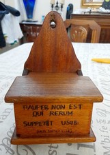 Saliera porta sale in legno