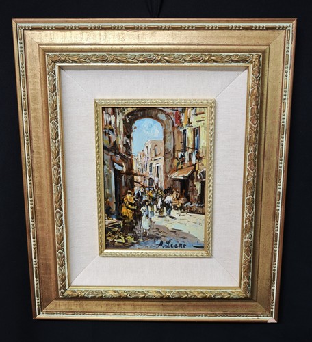 Leone scorcio di napoli - leone, –