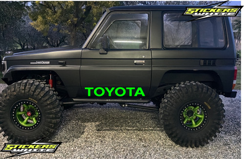 Kit adesivi toyota - adesivi,