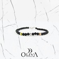 LoNdo bracciale con pietre