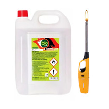 Bio Sprint BIOETANOLO COMBUSTIBILE LIQUIDO STUFA, CAMINETTO 1X5Lt+ACCENDINO