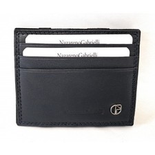 Portafoglio piatto in pelle