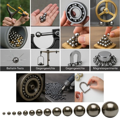 Sfere acciaio 12 mm per - acciaio, 6