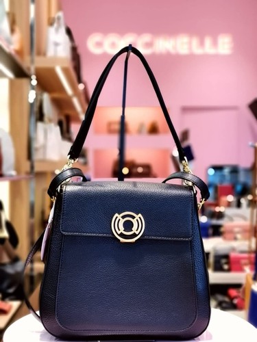 Borsa coccinelle pelle - pelle, nera