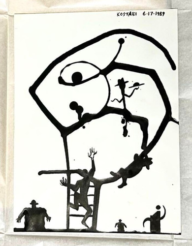 Mark kostabi 1989 dipinto - 1989,