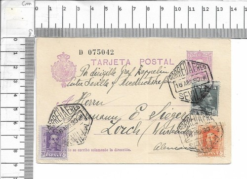 1930 espana intero postale - espana, 15